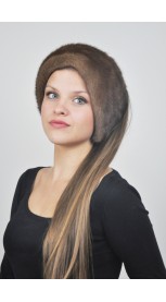 Mink fur headband